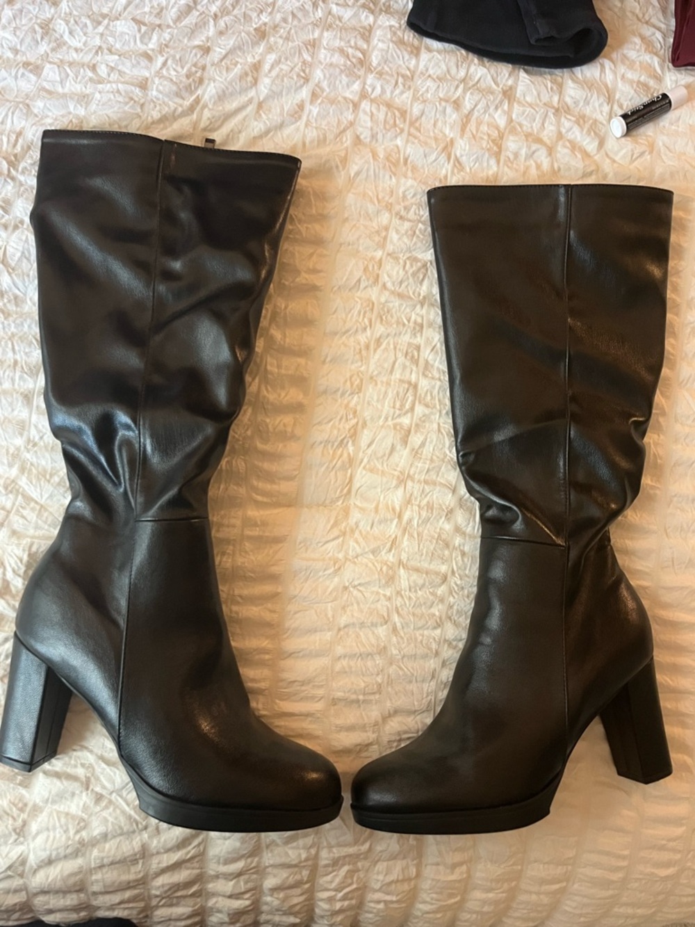 Unbranded Knee-High Platform Heel Boots